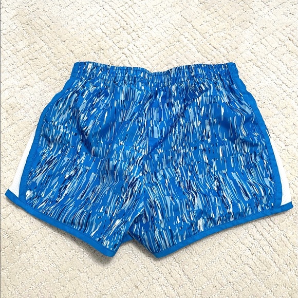Nike Little Kids/Toddler Dri-Fit Tempo Shorts in blue and white Sz 6x - Picture 3 of 7